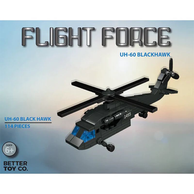 UH-60 Black Hawk Helicopter Building Brick Kit (114 pcs), , large image number 0